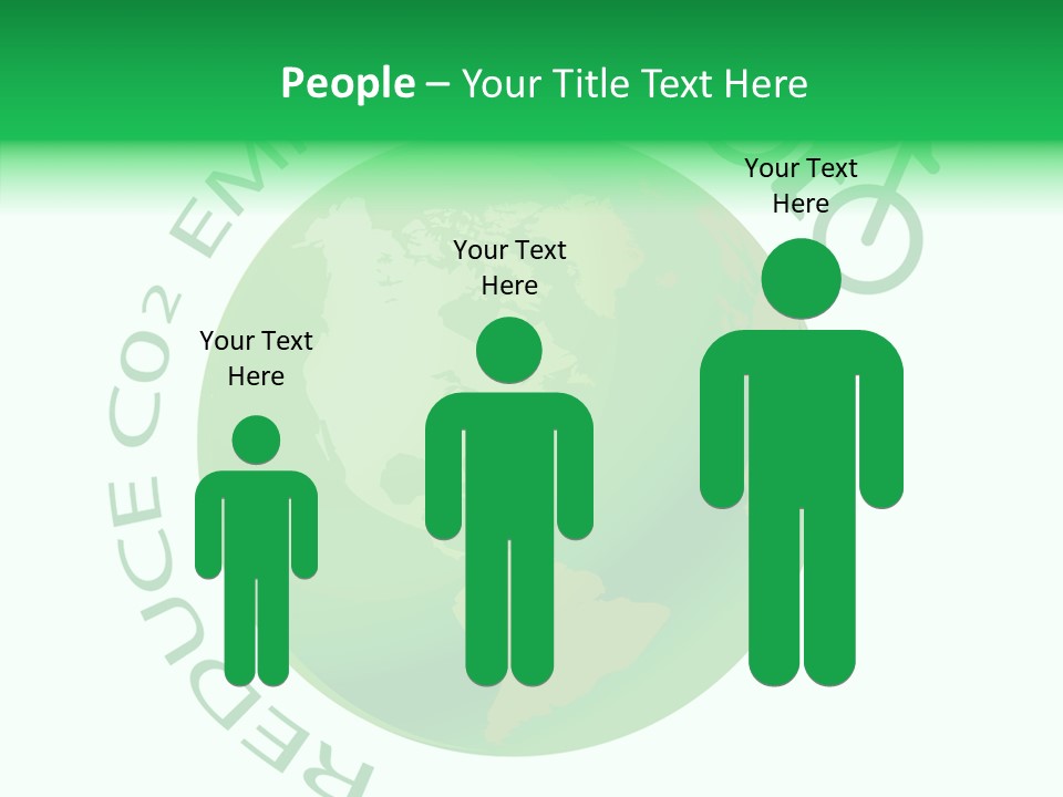 Climate Pushbike Drawing PowerPoint Template