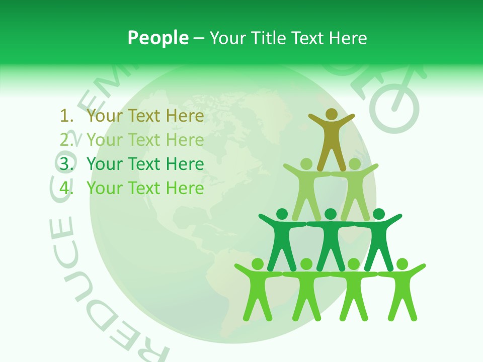 Climate Pushbike Drawing PowerPoint Template