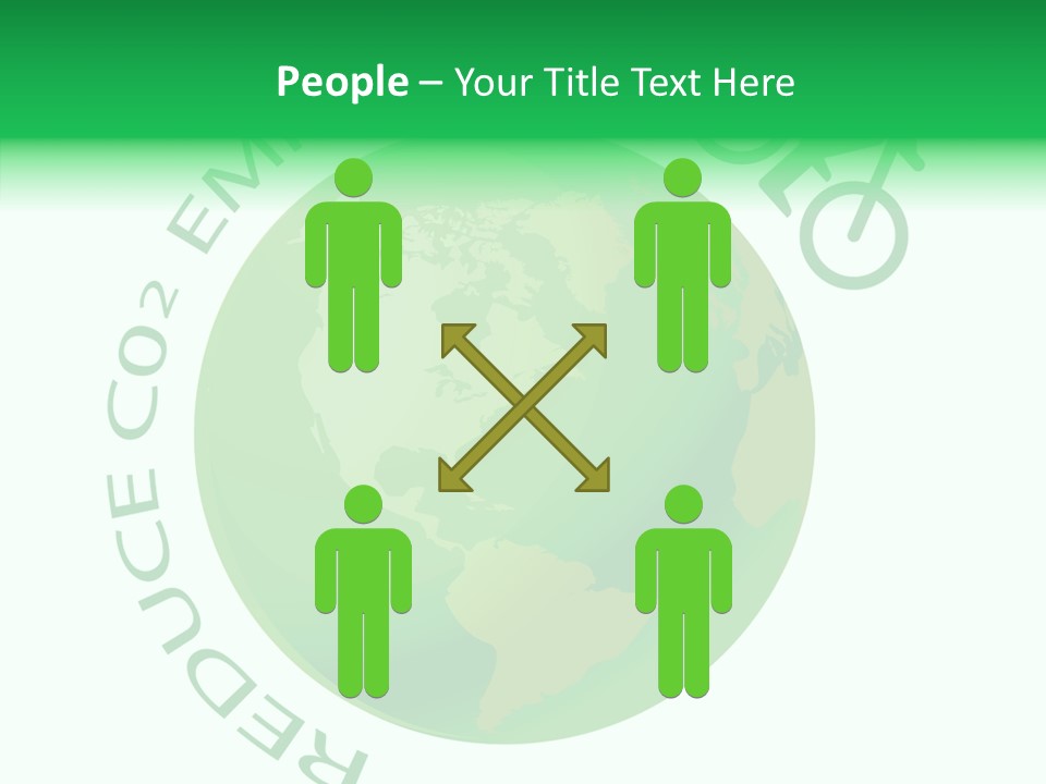 Climate Pushbike Drawing PowerPoint Template