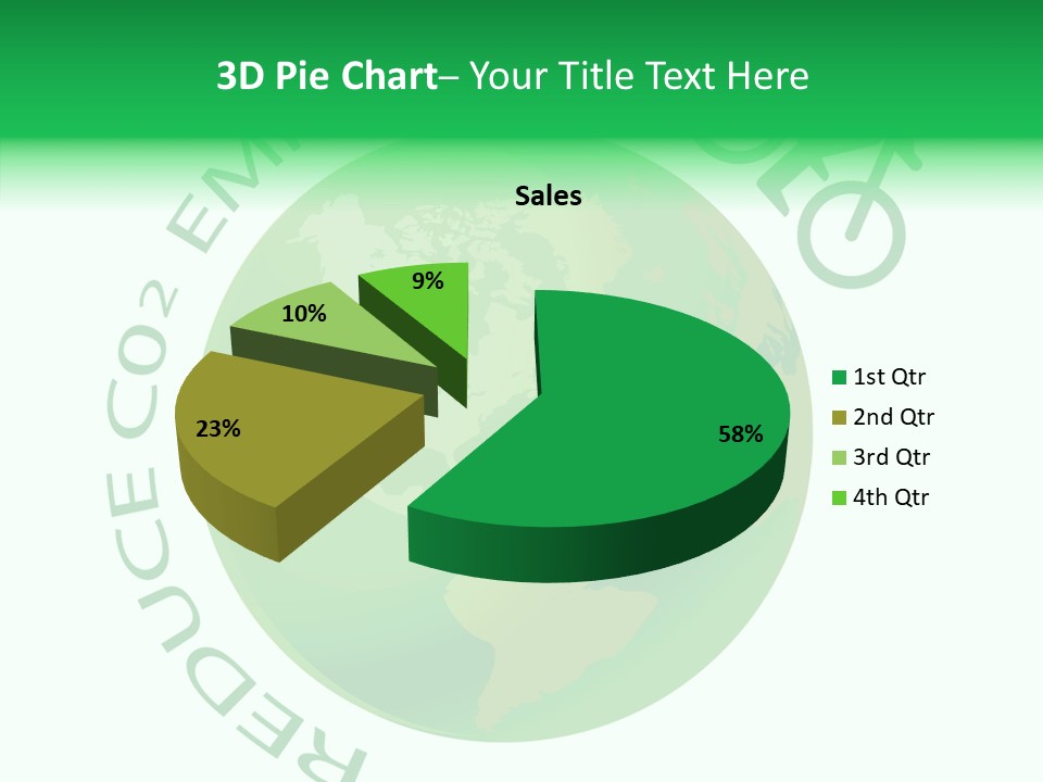 Climate Pushbike Drawing PowerPoint Template