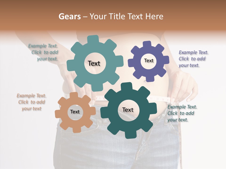 Lifestyle Gluttonous Anorexia PowerPoint Template