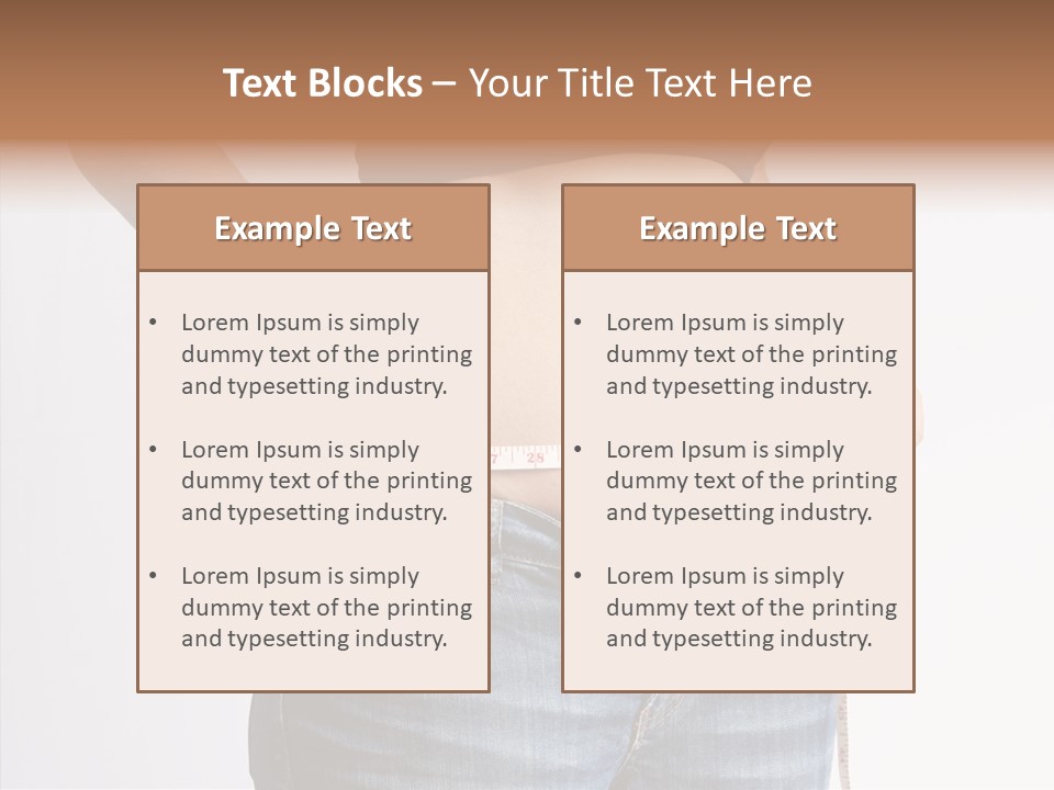 Lifestyle Gluttonous Anorexia PowerPoint Template