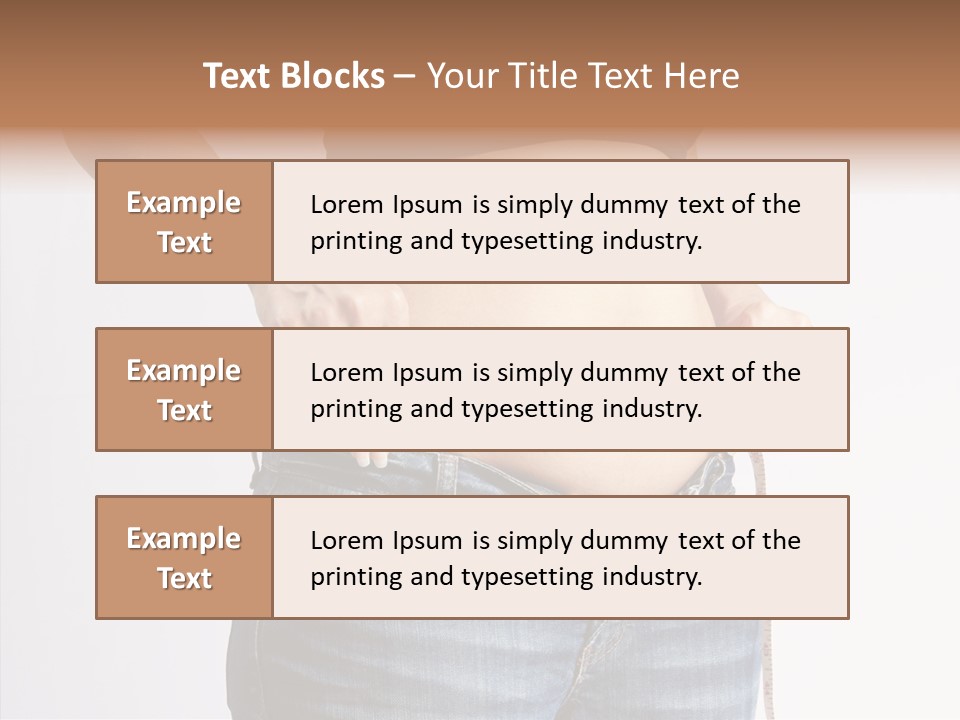 Lifestyle Gluttonous Anorexia PowerPoint Template