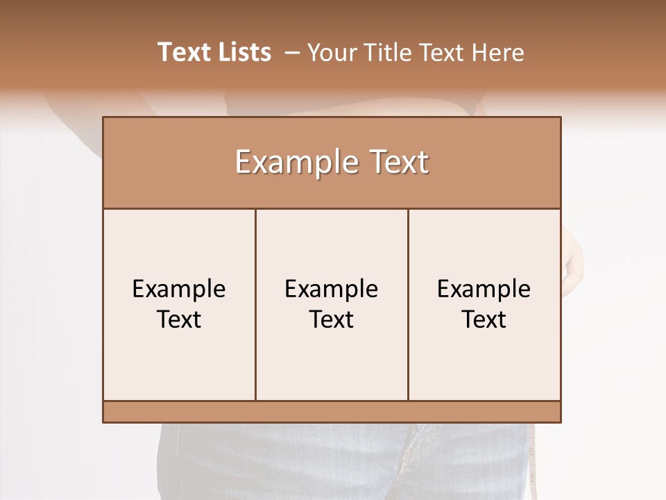 Lifestyle Gluttonous Anorexia PowerPoint Template
