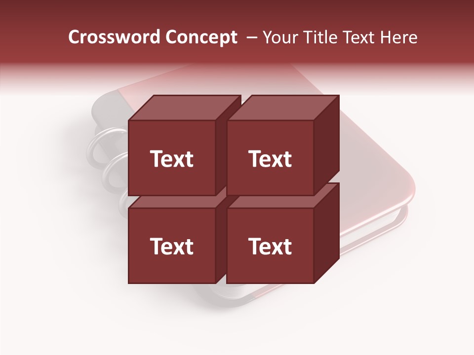 Visual White Note PowerPoint Template