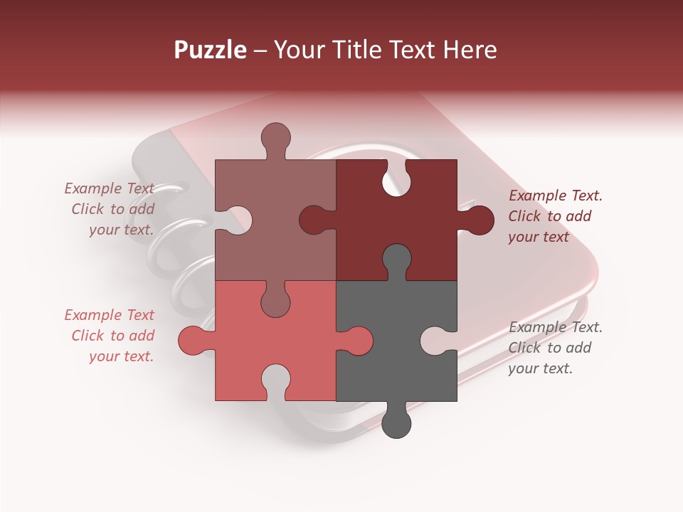 Visual White Note PowerPoint Template