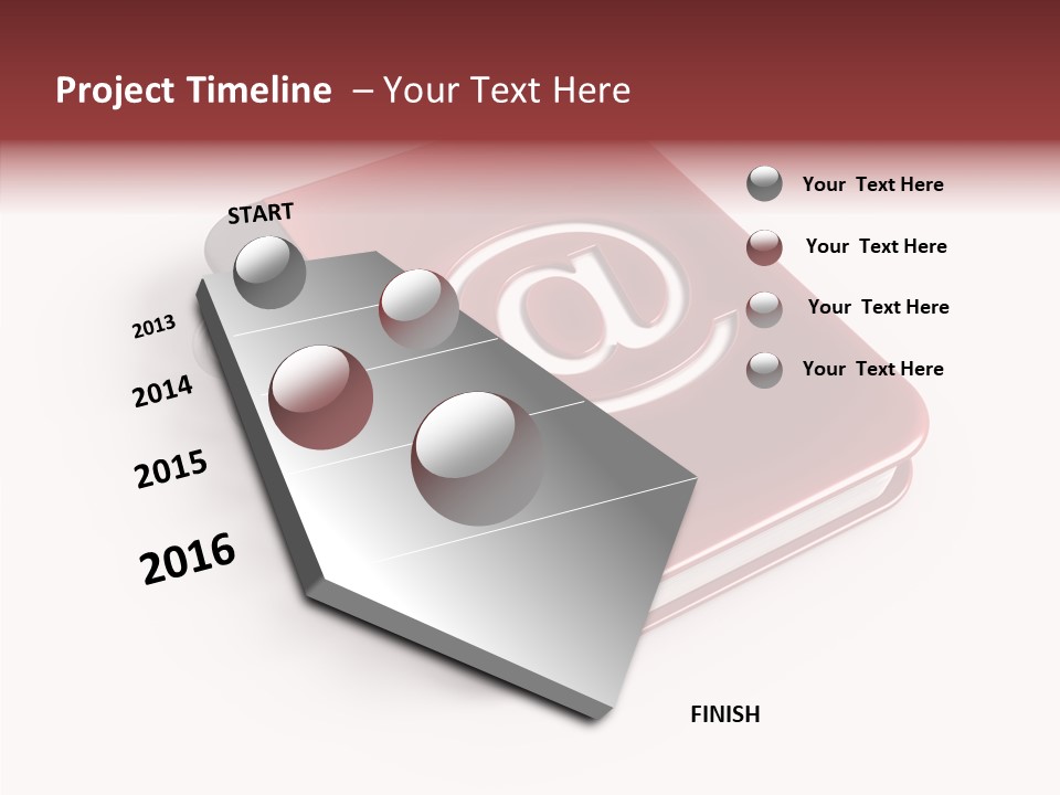 Visual White Note PowerPoint Template