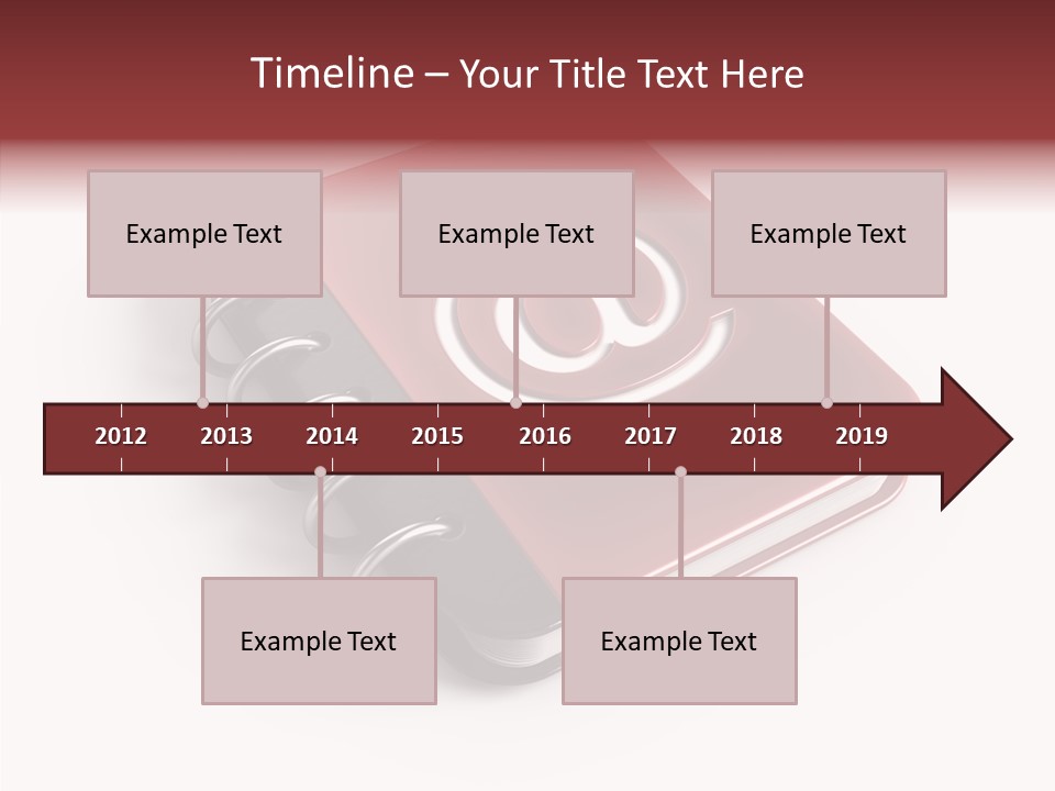 Visual White Note PowerPoint Template