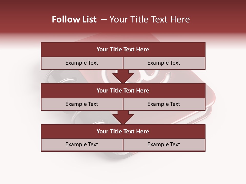 Visual White Note PowerPoint Template
