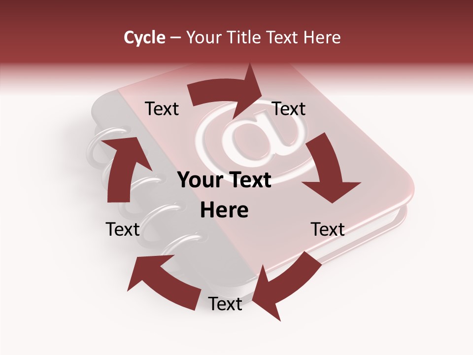 Visual White Note PowerPoint Template