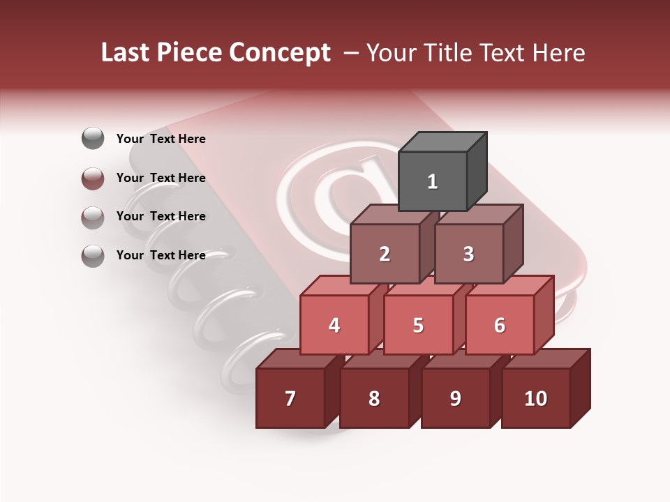 Visual White Note PowerPoint Template