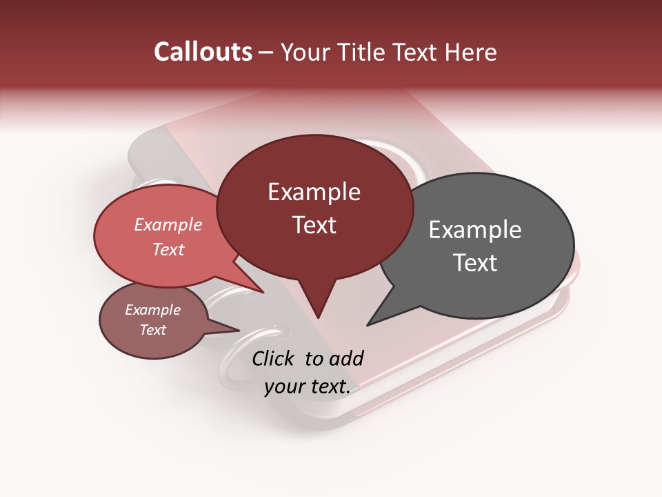 Visual White Note PowerPoint Template