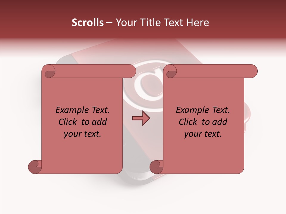 Visual White Note PowerPoint Template