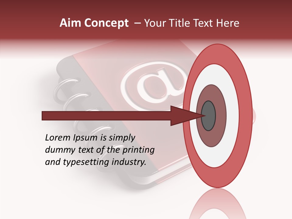 Visual White Note PowerPoint Template