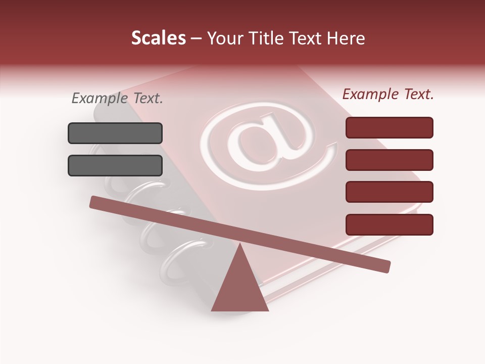 Visual White Note PowerPoint Template