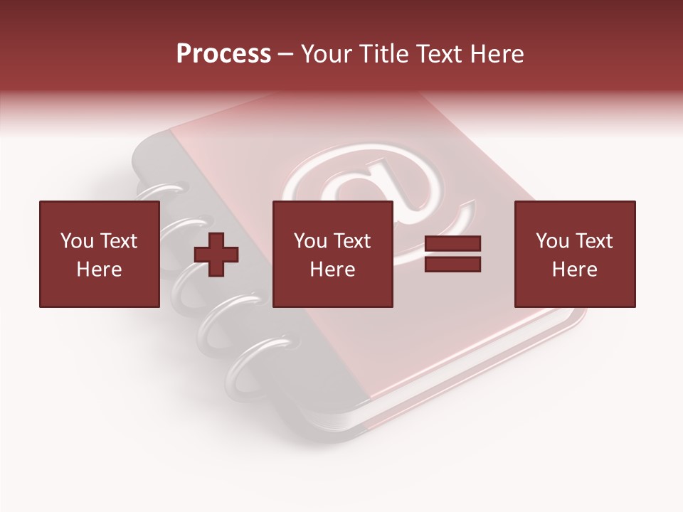 Visual White Note PowerPoint Template