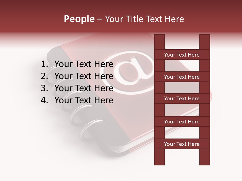 Visual White Note PowerPoint Template