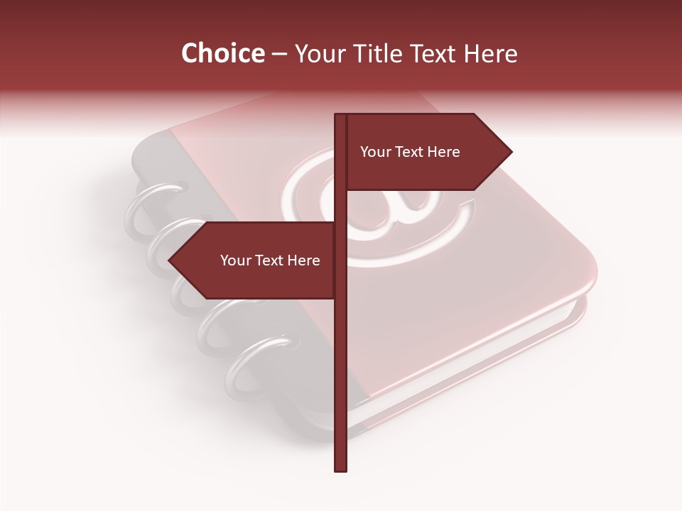 Visual White Note PowerPoint Template