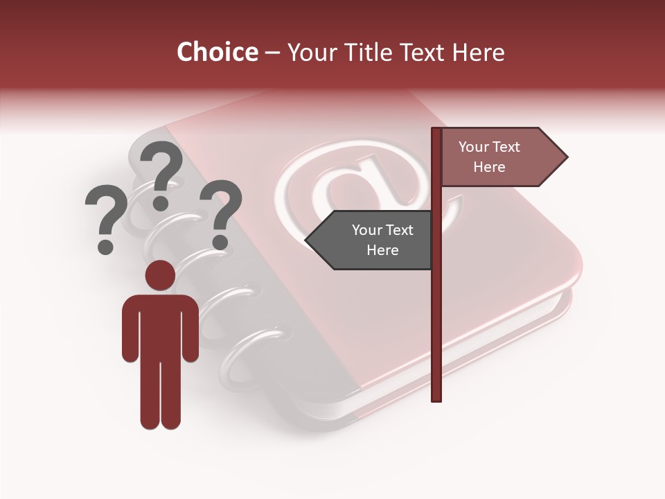 Visual White Note PowerPoint Template