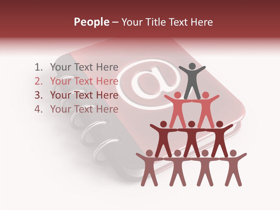 Visual White Note PowerPoint Template