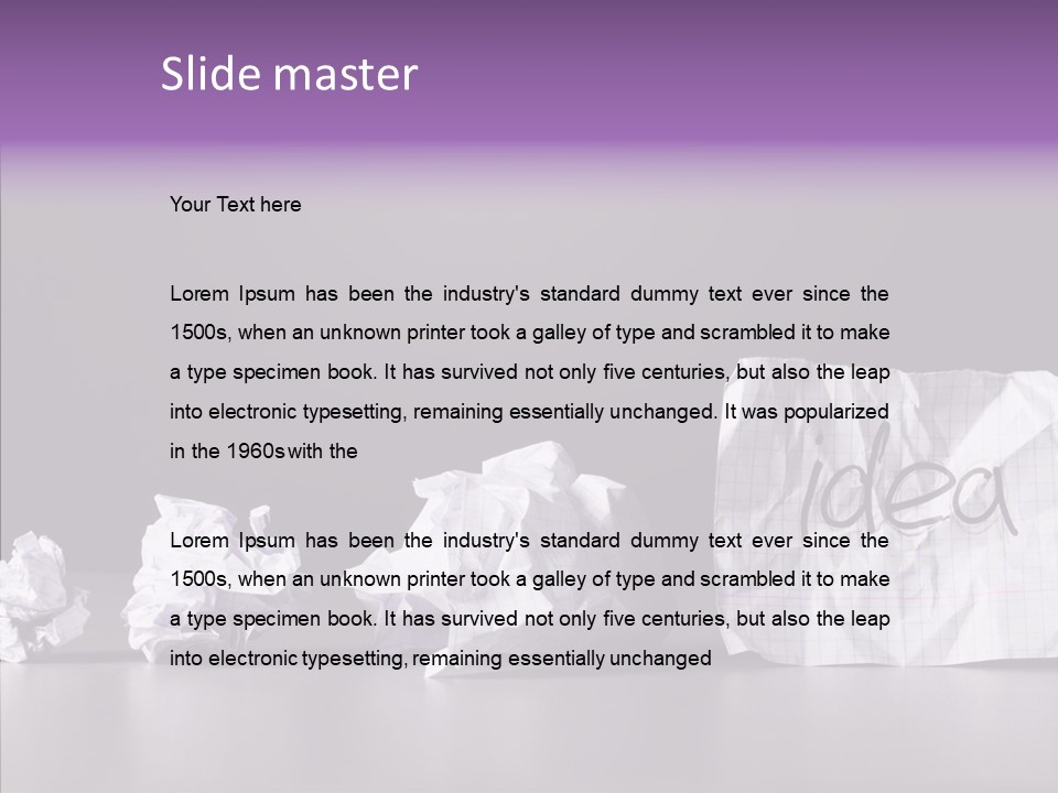 Message Office Develop PowerPoint Template