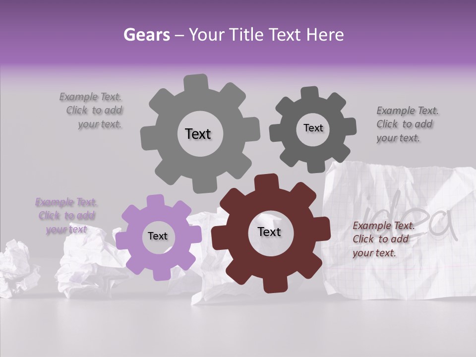 Message Office Develop PowerPoint Template