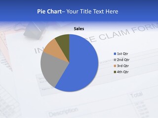 Claim Premiums Finance PowerPoint Template