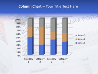 Claim Premiums Finance PowerPoint Template