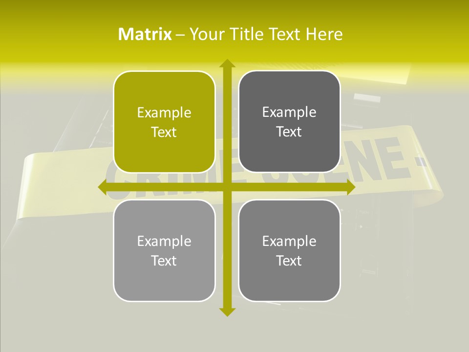 A Laptop Computer With A Crime Scene Sign On It PowerPoint Template