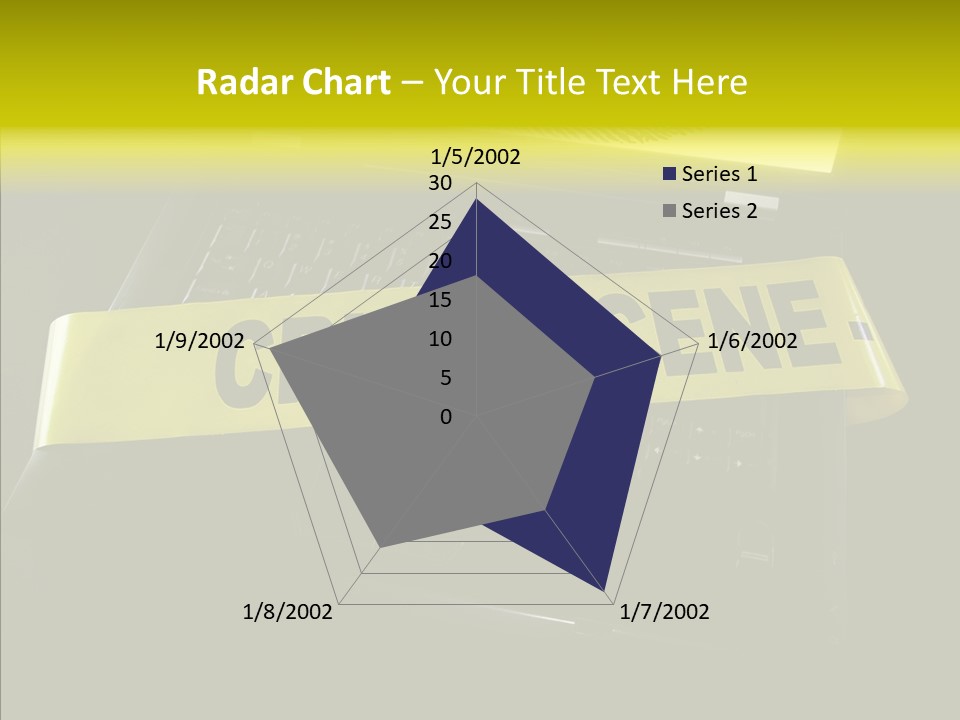 A Laptop Computer With A Crime Scene Sign On It PowerPoint Template