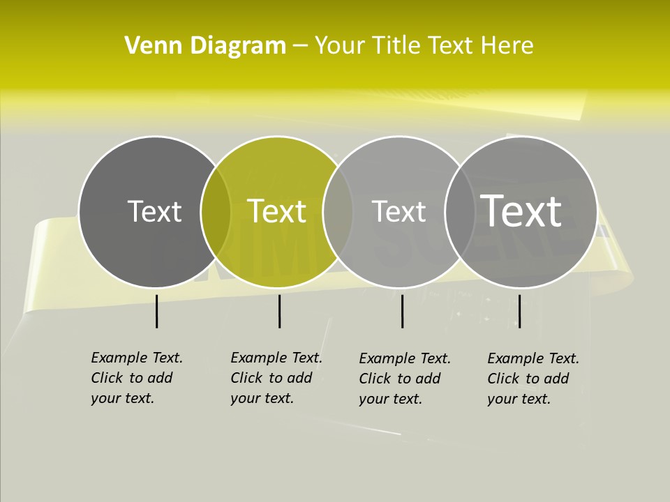 A Laptop Computer With A Crime Scene Sign On It PowerPoint Template