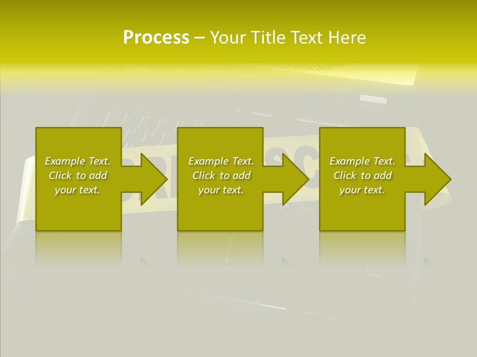 A Laptop Computer With A Crime Scene Sign On It PowerPoint Template