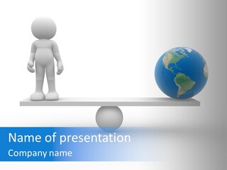 Render Balance Earth PowerPoint Template