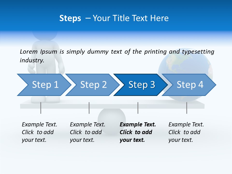 Render Balance Earth PowerPoint Template