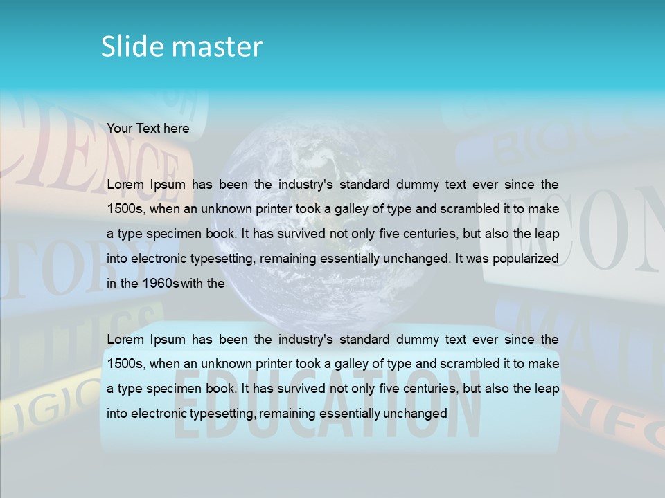 Study College Learn PowerPoint Template