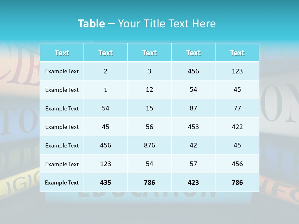 Study College Learn PowerPoint Template