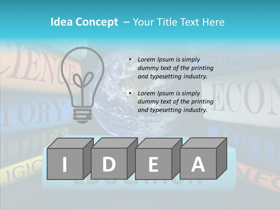 Study College Learn PowerPoint Template