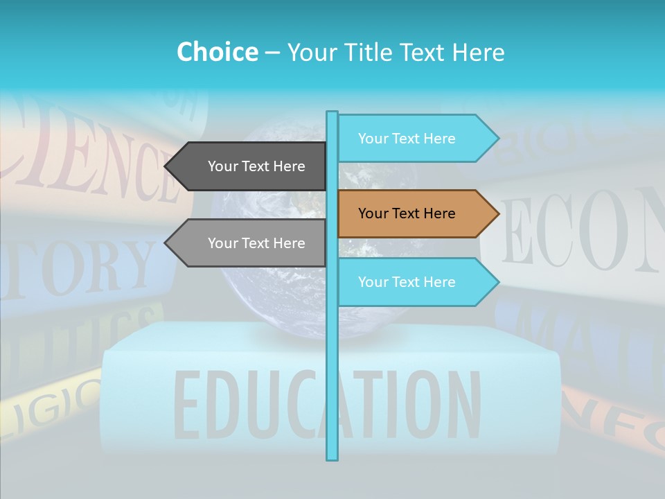 Study College Learn PowerPoint Template
