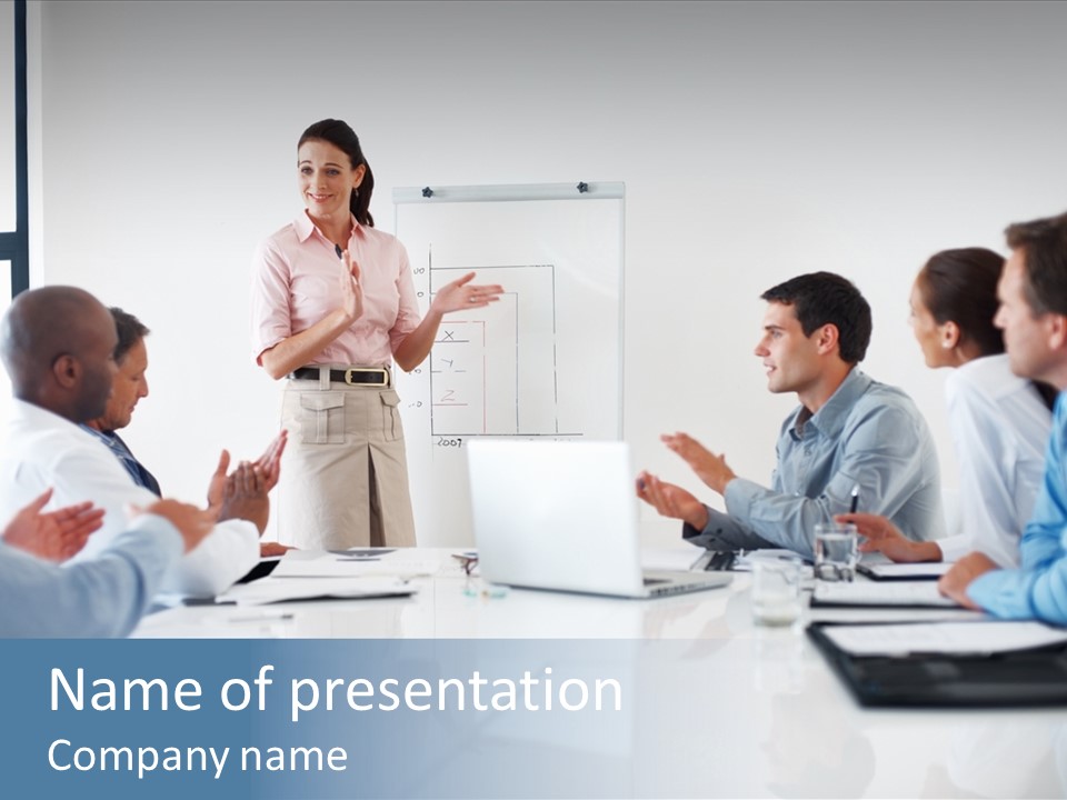 Eight Morning Time PowerPoint Template
