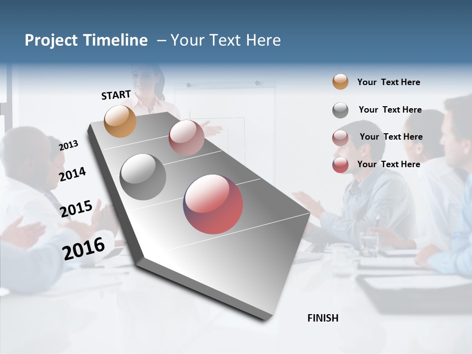 Eight Morning Time PowerPoint Template