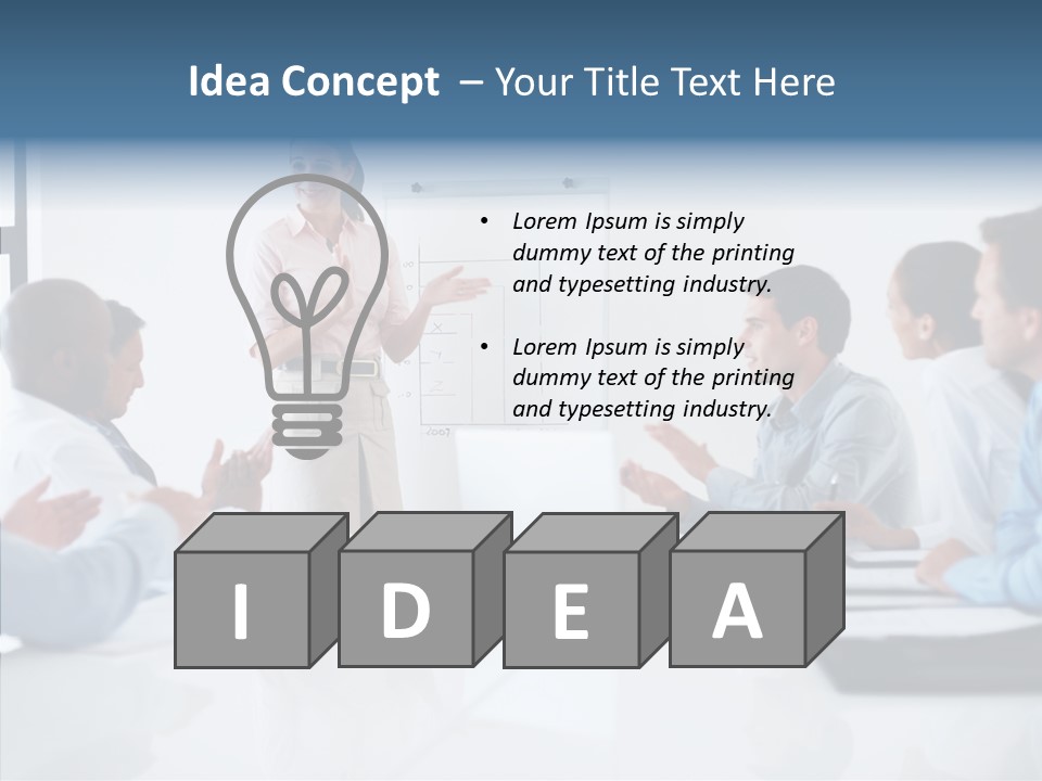 Eight Morning Time PowerPoint Template