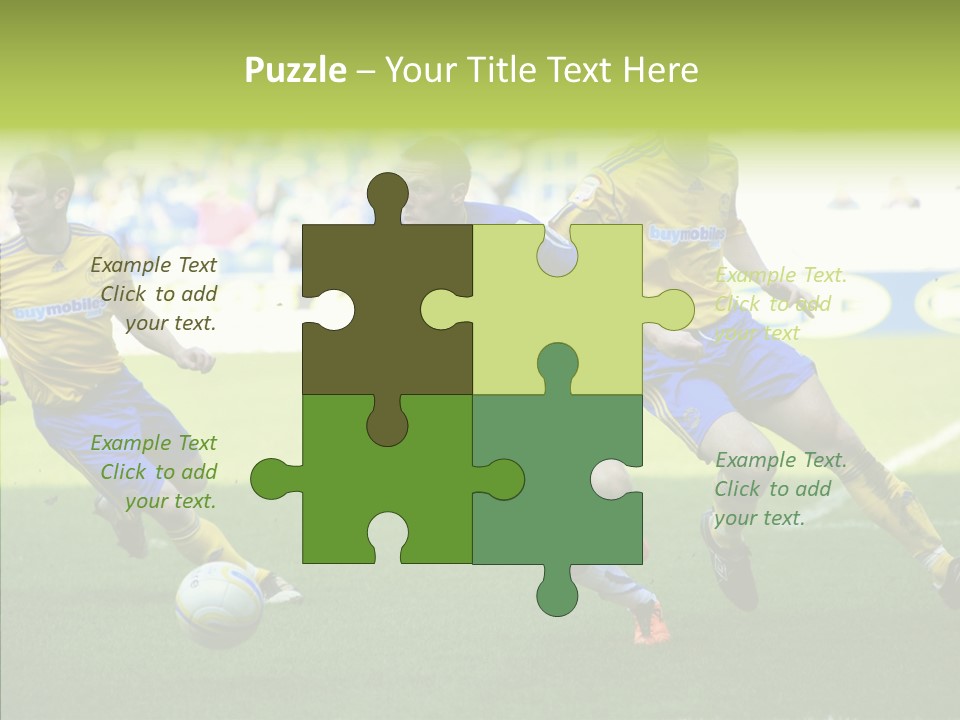 Bluebirds Craig Bellamy English PowerPoint Template