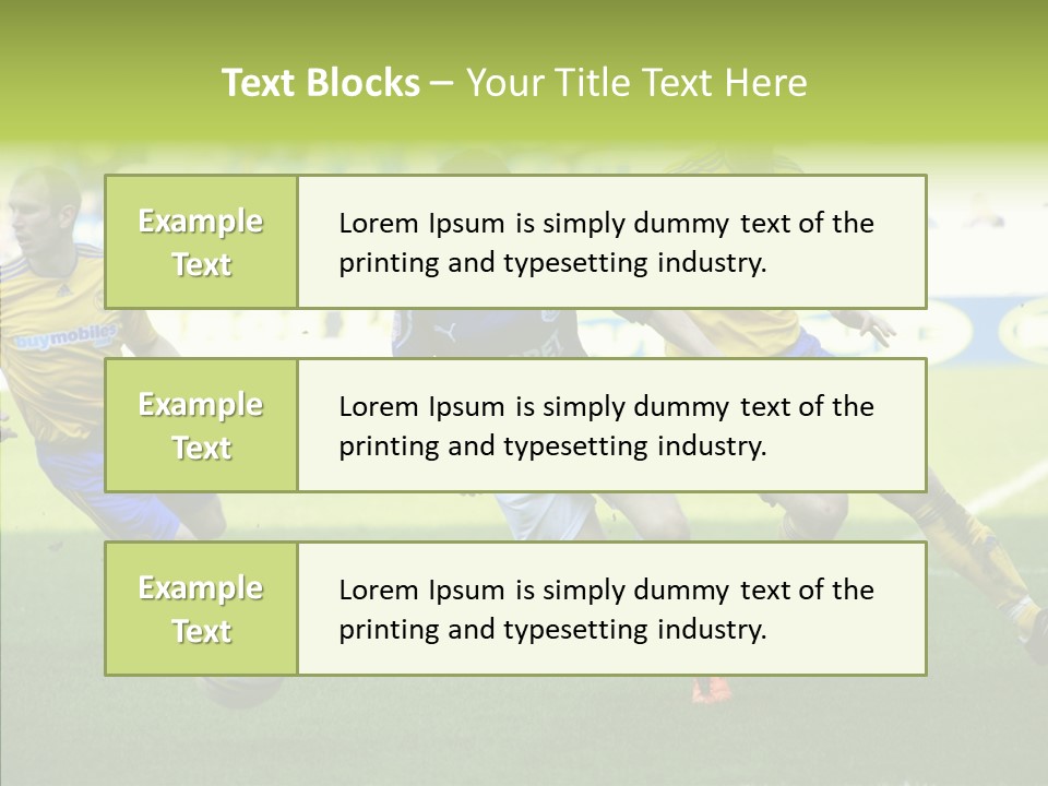 Bluebirds Craig Bellamy English PowerPoint Template