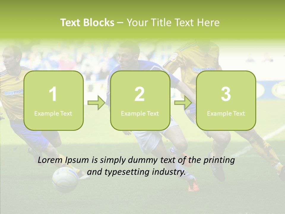 Bluebirds Craig Bellamy English PowerPoint Template