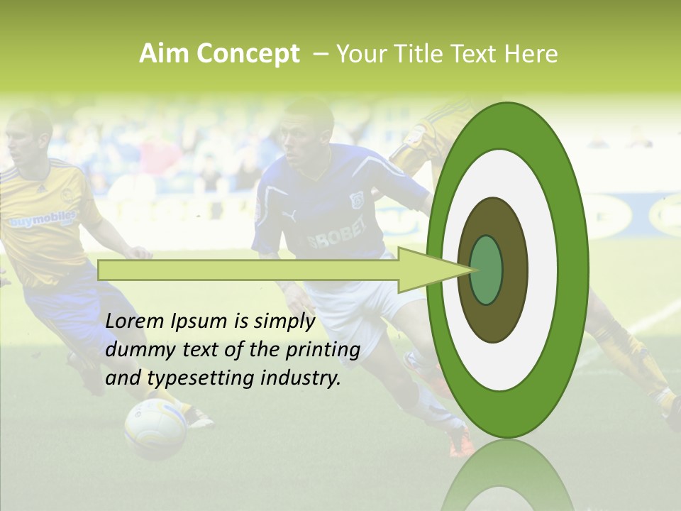 Bluebirds Craig Bellamy English PowerPoint Template