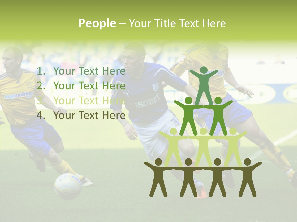 Bluebirds Craig Bellamy English PowerPoint Template