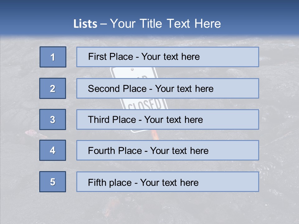 Barren Canvas Texture PowerPoint Template