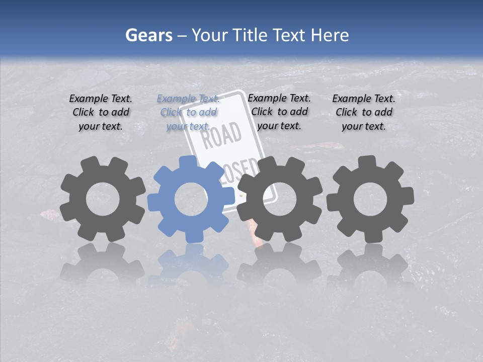 Barren Canvas Texture PowerPoint Template