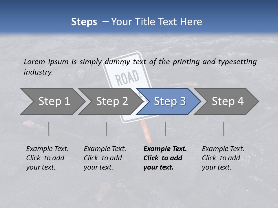 Barren Canvas Texture PowerPoint Template