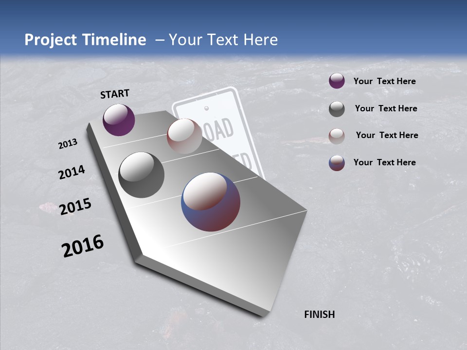 Barren Canvas Texture PowerPoint Template